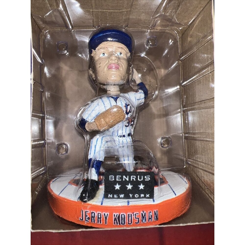 New York Mets JERRY KOOSMAN Bobblehead SGA Citi Field 8/28/21 NEW in BOX Gift - Picture 8 of 11